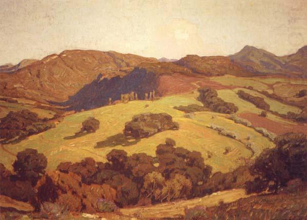 William Wendt Arcadian Hills oil painting picture